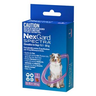 30 Kg Nexgard Spectra Large Pack NexGard Spectra 60kg Dog Flea
